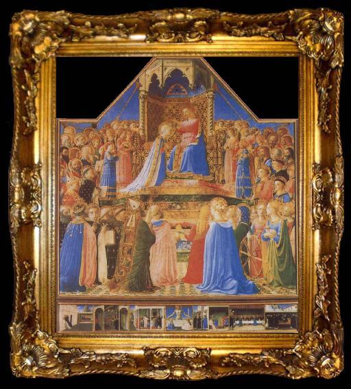 framed  Fra Angelico The Coronation of the Virgin, ta009-2
